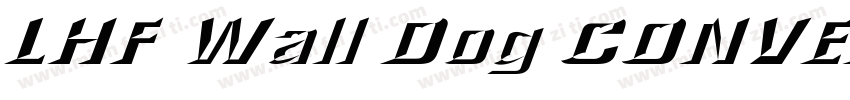 LHF Wall Dog CONVEX字体转换